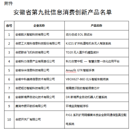 恭喜！云智能印章入選安徽省第九批信息消費(fèi)創(chuàng)新產(chǎn)品名單！(圖2)